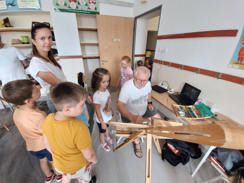 Ovisok látogatása is a hét része (Fotó: Mátyássy Gábor)