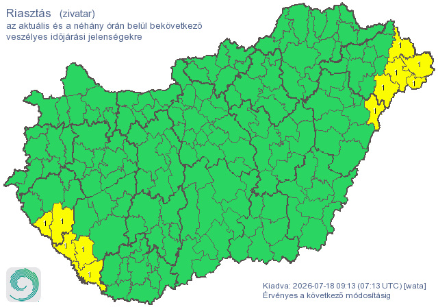 Forrás: HungaroMet