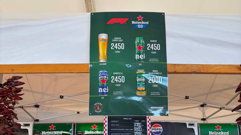 Italárak a Hungaroringen, 2026-ban. fotó: olvasói