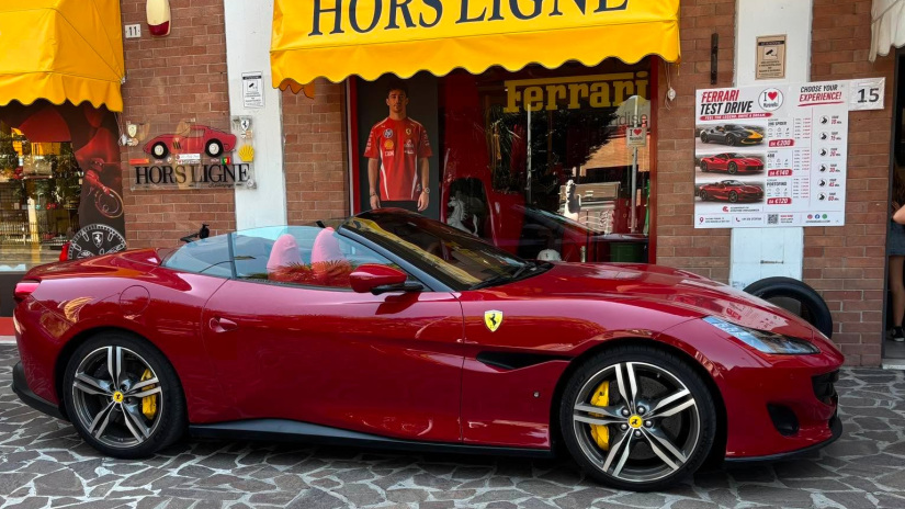 Ferrari Portofino, az egyik kipróbálható autó. Fotó: Pénzcentrum/olvasói kép