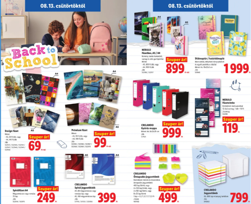 Forrás: Lidl akciós újság