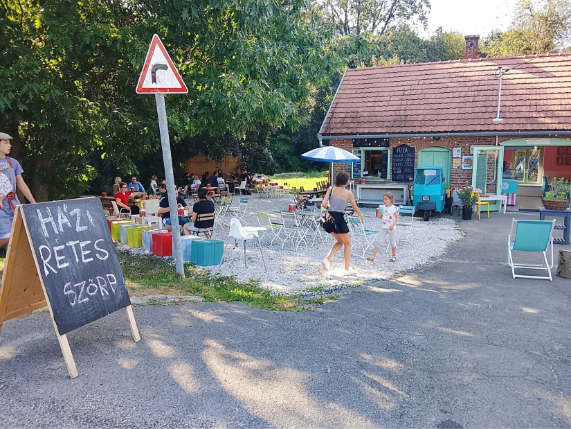 Az őrségi pizzakert (Fotó: Pais-H Szilvia)