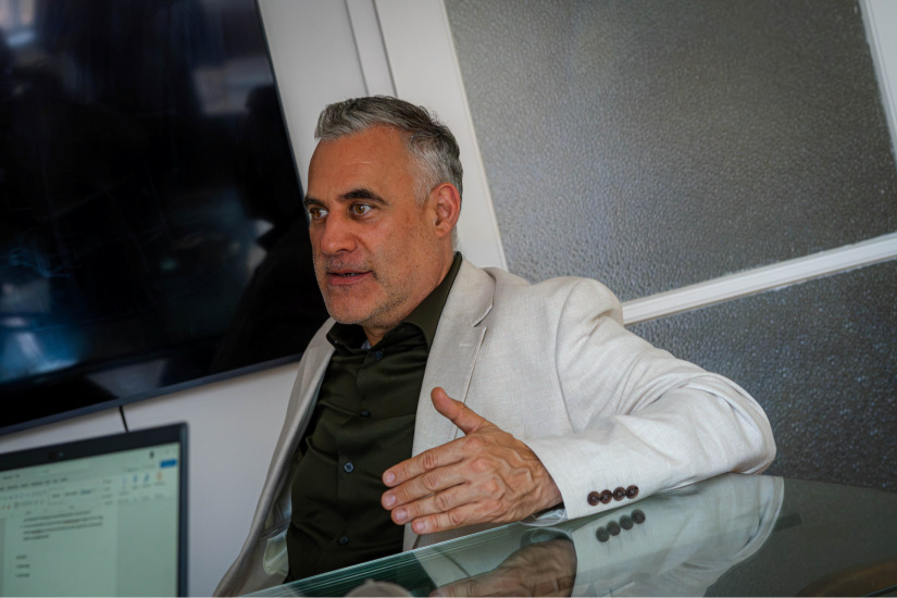 Márton Miklós, a ViveTech Nyrt. Vezérigazgatója. Fotó: Gosztola Judit.