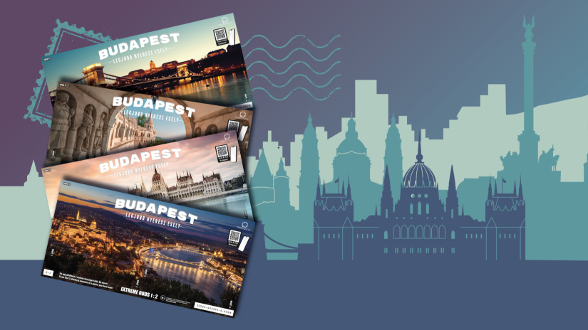 Budapest sorsjegy - Kép: Szerencsejáték Zrt.
