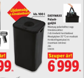 A Lidl friss akciós újságában 6999 forintért ajánlják a palackgyűjtőt. (Forrás: Lidl)