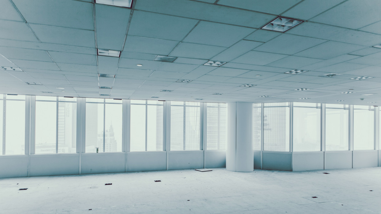 the vacant office space