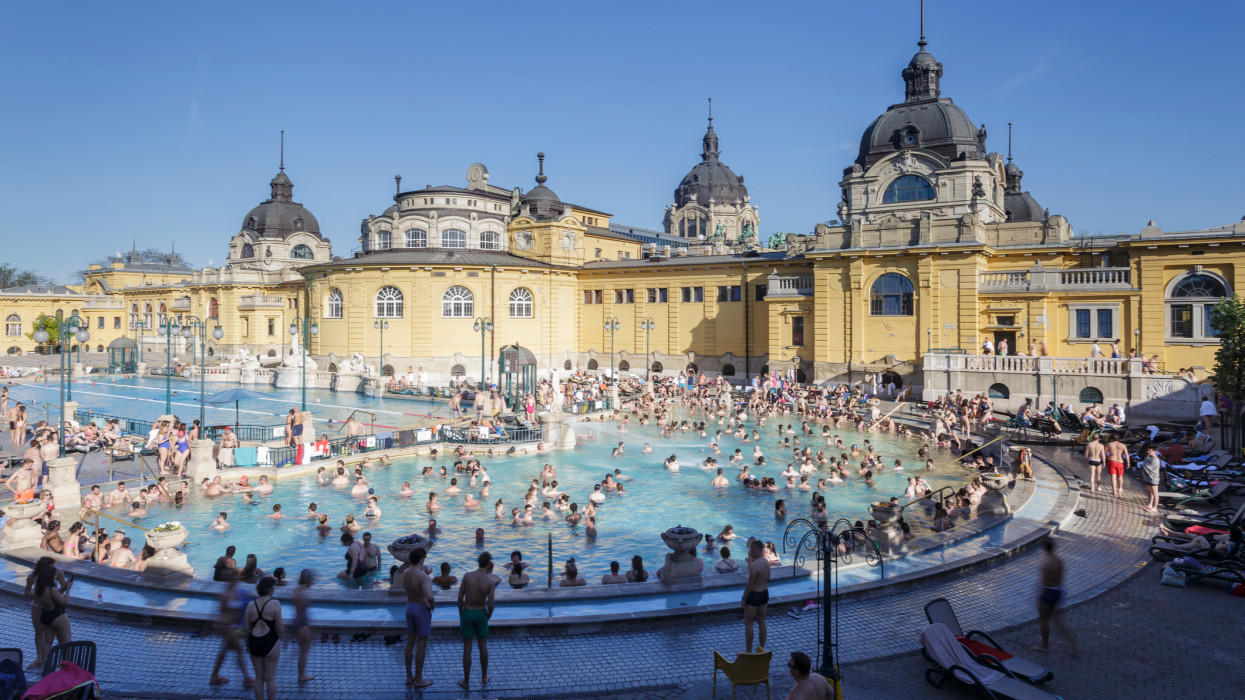 The largest medicinal bath in Europe, the Szechenyi Thermal Bath dates from the late 19th century.