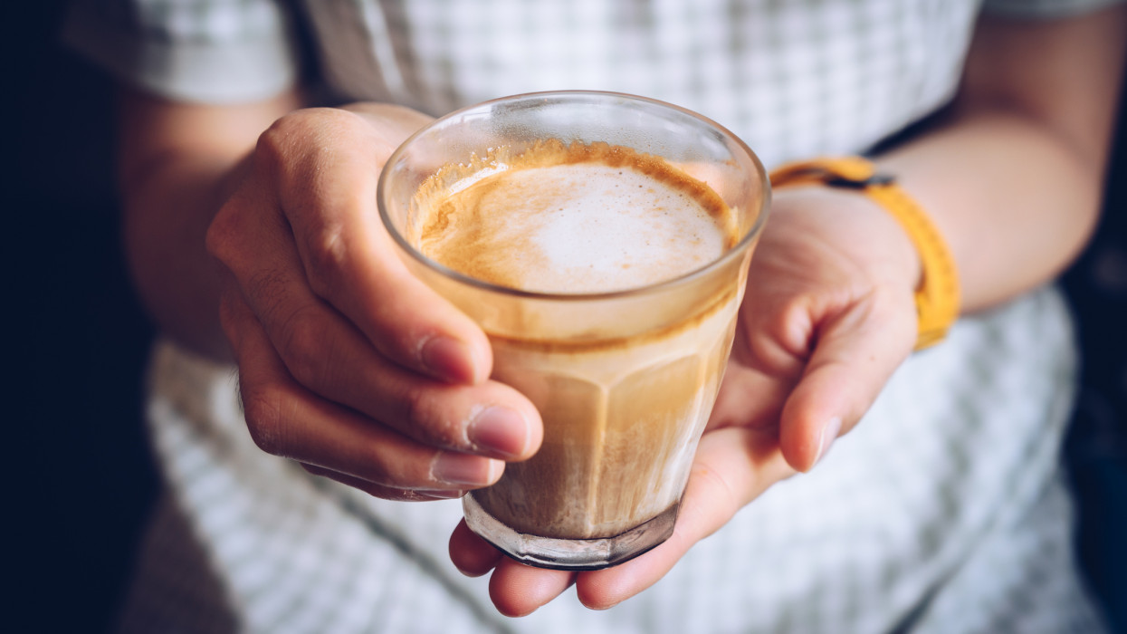 Dirty Latte is a doubleshot poured directly onto cold milk the espresso on the surface and cold milk at the bottom making it hot and cold at the same time, so the espresso itself is more prominent in the flavor.
