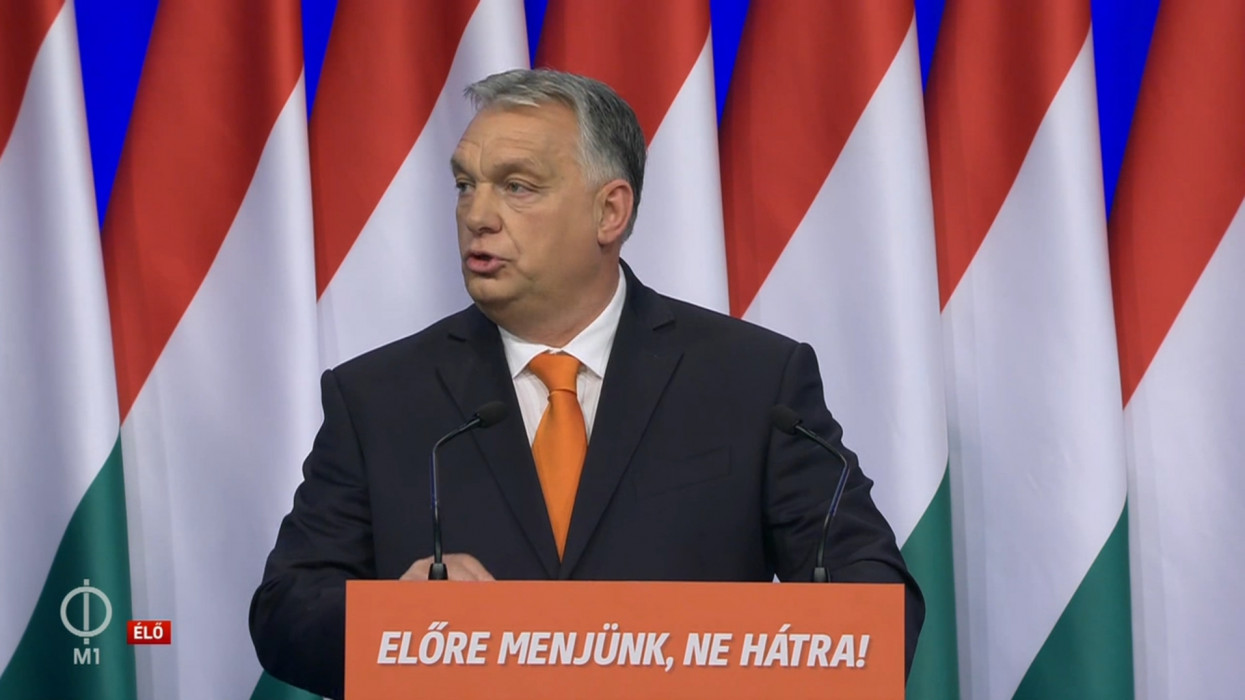 Orbán Viktor miniszterelnök évértékelő beszéde 2022. február 12-én.