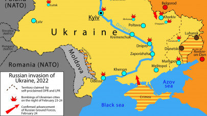 Kitört a háború: Oroszország megtámadta Ukrajnát - Percről percre!