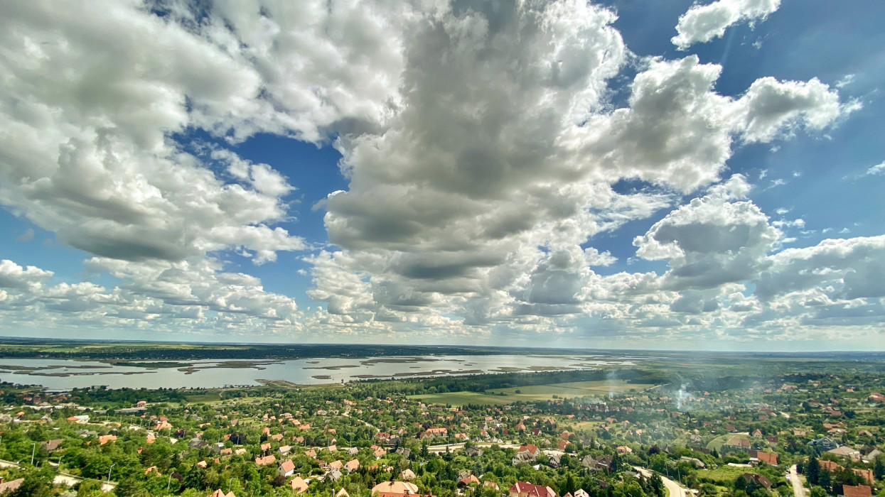 Lake Velence and neighboring villages, Velence, Hungary