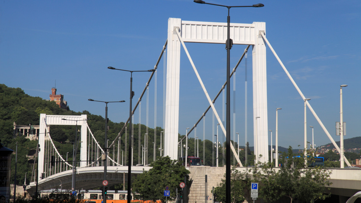 Hungary, Budapest, Elisabeth Bridge,