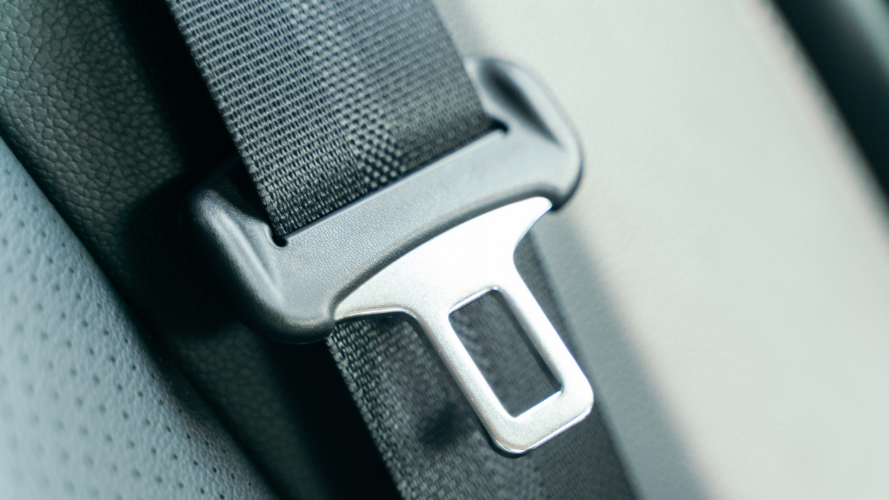 Seatbelt in car