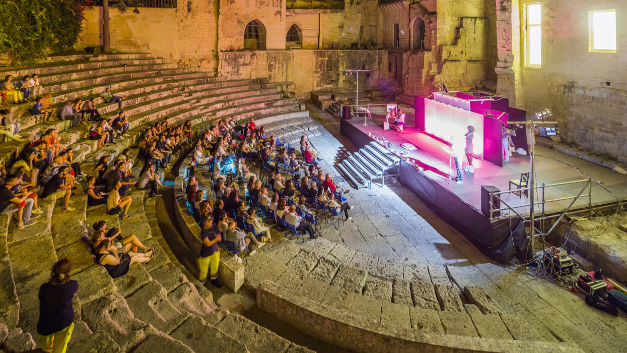 Performance free of charge at Teatro Romano, Roman Theater