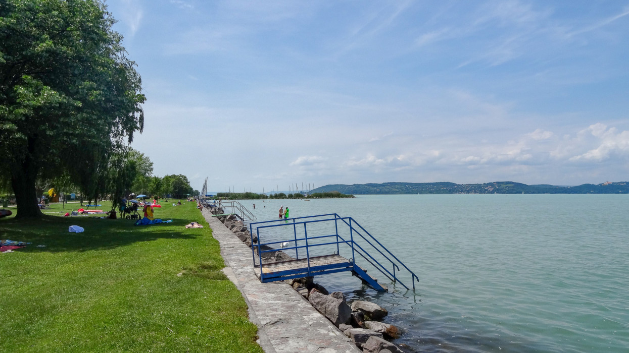 Hungarian city Zamardi is situated on the lake Balaton. It is calm, green and beautiful. Good place for family vacations.