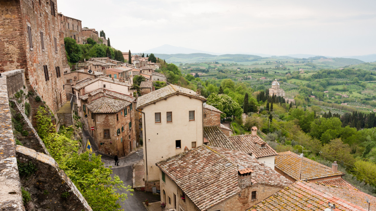 Town of Montepulciano, Siena Province, Tuscany Region, Italy