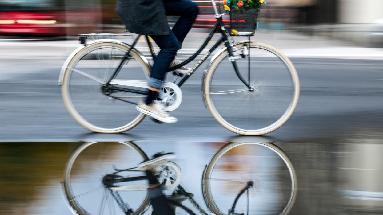 Biking in Stockholm Sweden