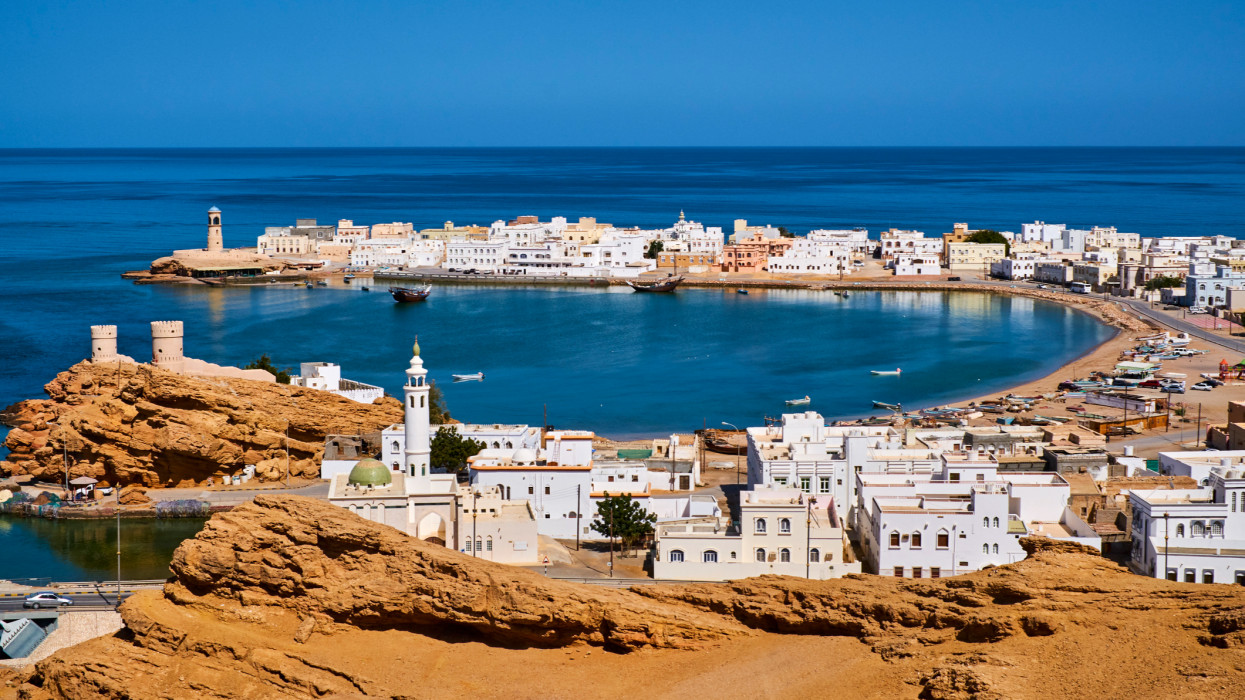 Sultanate of Oman, Al Sharqiya Region, Ayjah harbour in Sur