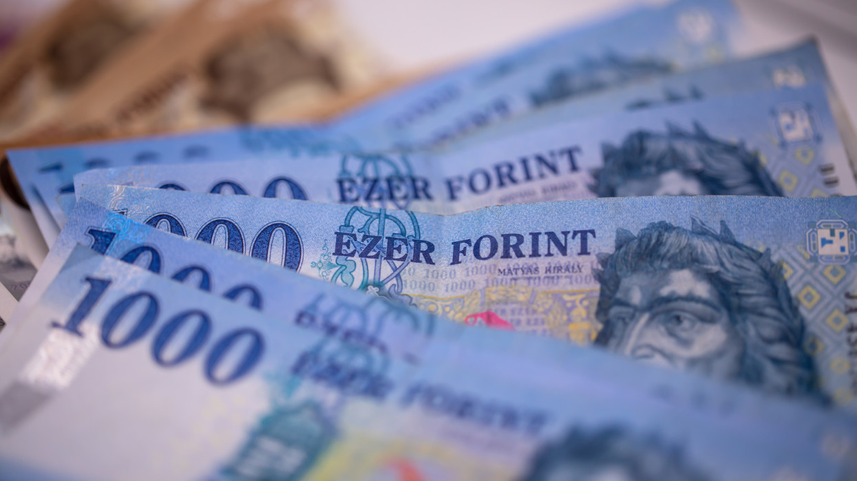 Forint notes - Hungarian currency