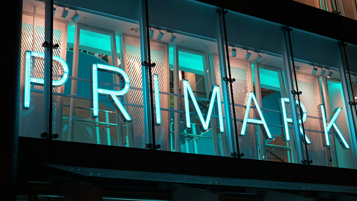 Cologne, Germany - October 19, 2015: Primark store in the center of Cologne at night ......