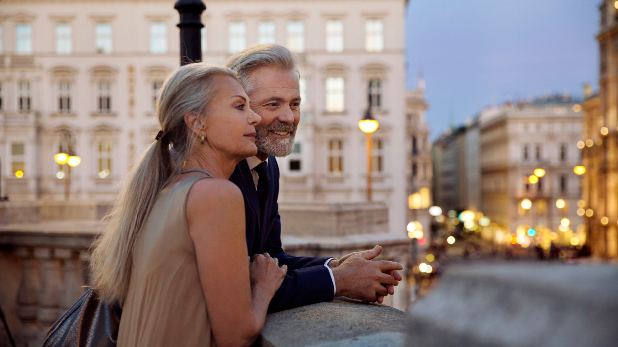 vienna austria senior couple old