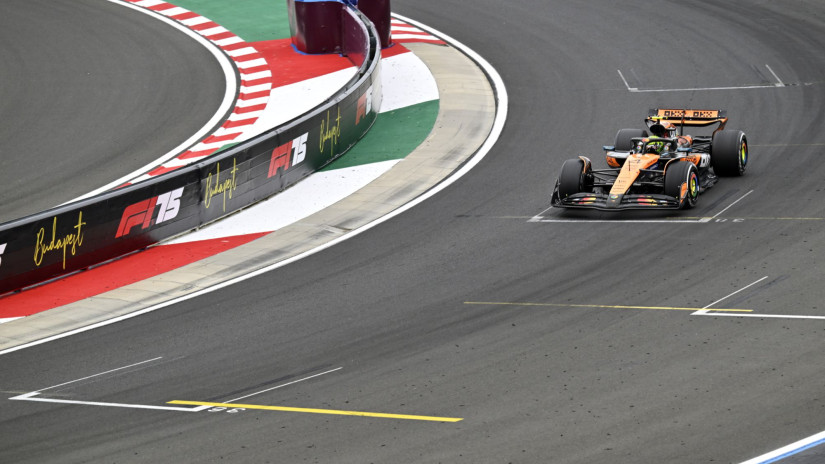 Véget is ért: Norris nyerte a futamot a Hungaroringen