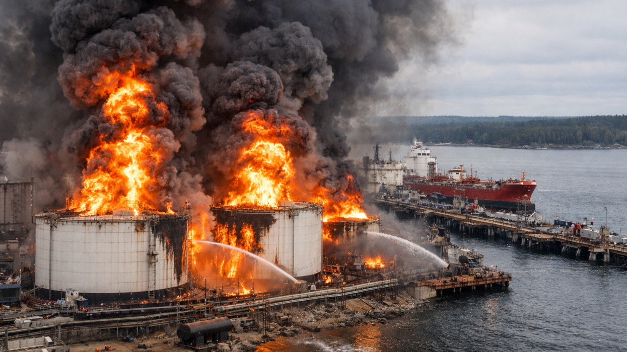 Most érkezett! Forgalmas orosz olajkikötőt talált el Ukrajna: hatalmas lángok csaptak fel