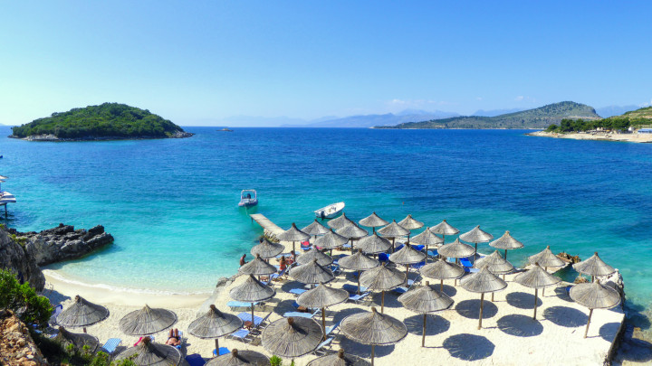 Ksamil is one of the most popular beaches in Albania and much visited by both domestic and foreign tourists. It is located in the south of Albania, on the Albanian rivièra. It is located just next to the famous archaeological city of Butrint.