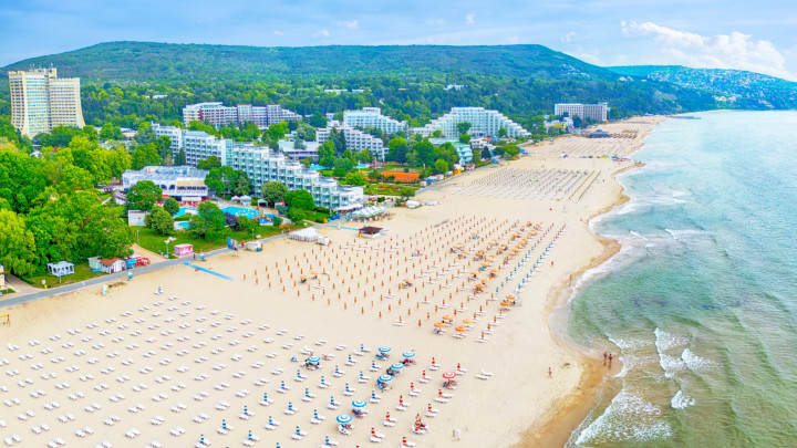 Albena (Албена) is a major Black Sea resort in northeastern Bulgaria