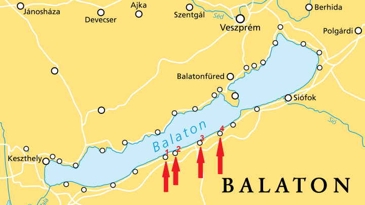 balaton vaktérkép