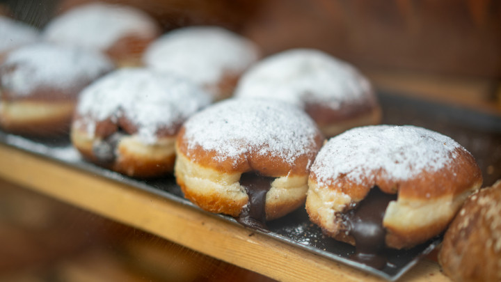 Berliner Doughnuts Európai fánkok tradicionális pékség